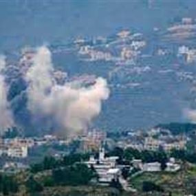 بالفيديو- جنوب لبنان يصحو على توتر وإسرائيل تقصف مجمعاً عسكرياً للحزب في الريحان