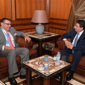 كنعان التقى السفير المصري: دعم المسار الانقاذي للبنان