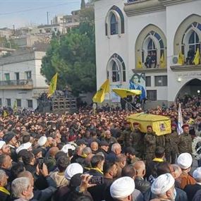 حزب الله شيع وسام طويل في خربة سلم قاووق: ليس هناك لغة بيننا وبين العدو إلا الصواريخ والمسيرات